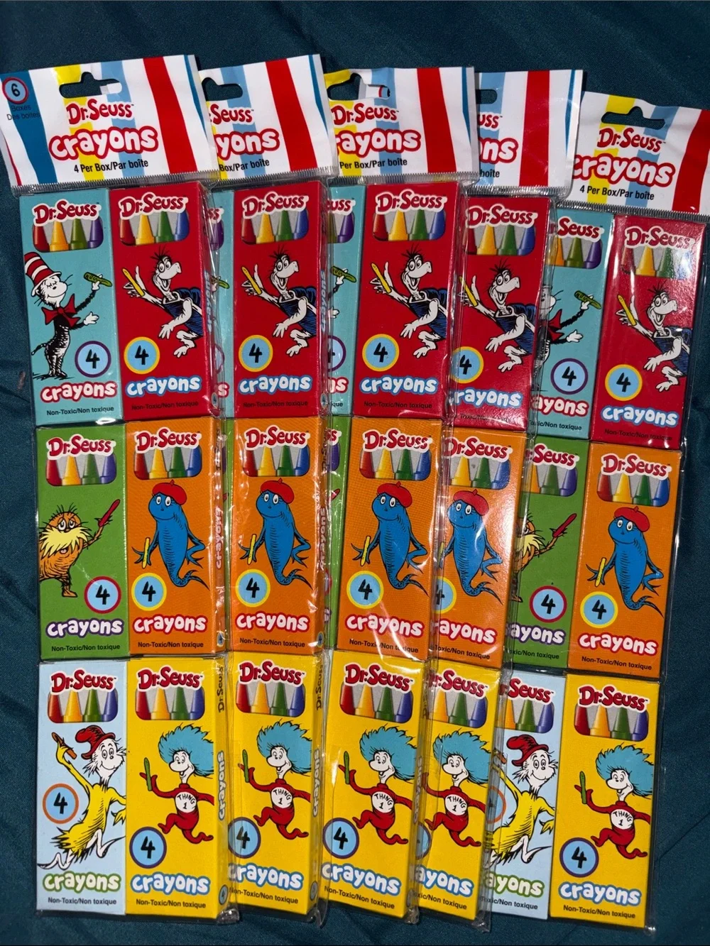 Dr. Seuss Party Favor / School supplies 8+ lbs colors, sharpeners, stickers, etc